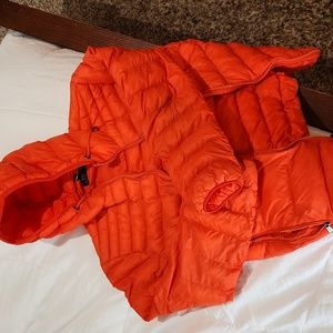 Mens Ralph Lauren Polo Orange Puffer Coat